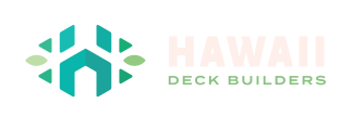 Hawaii Deck Builders Logo - Horizontal - Reverse