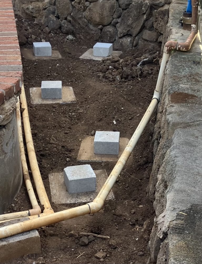 Example of Deck Footing for Substructure in Oahu