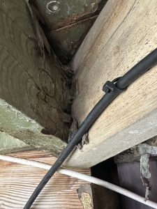 Deck substructure that shows overall deterioration of substructure over time
